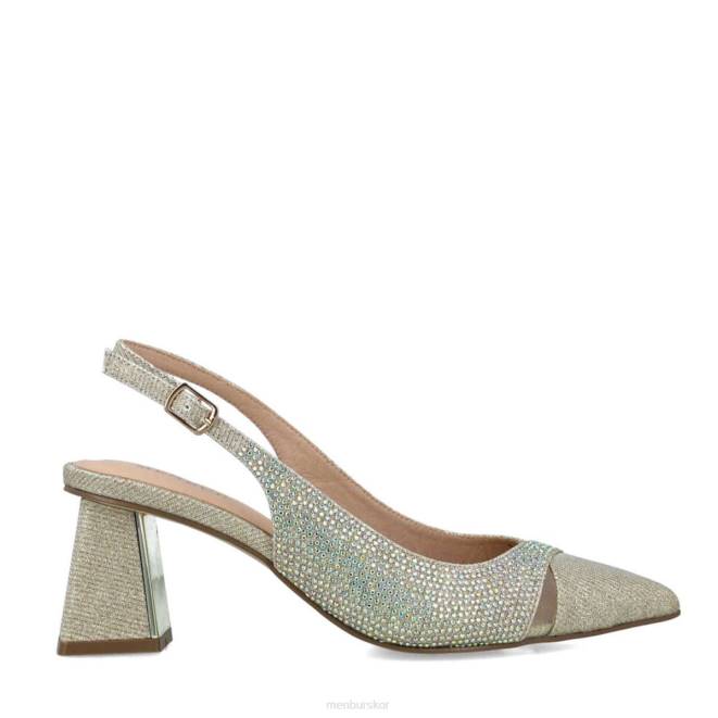 Menbur kvinnor guld aes högklackat 608J1315