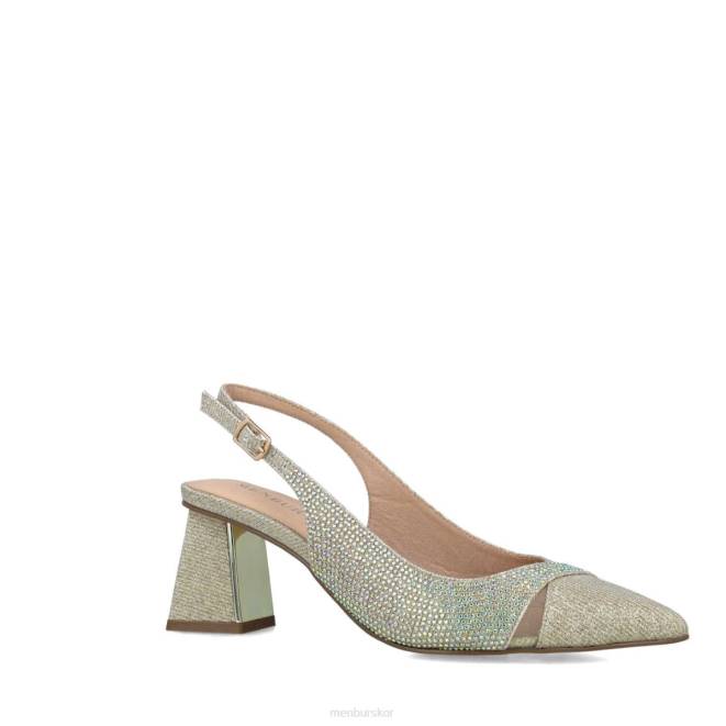 Menbur kvinnor guld aes högklackat 608J1315