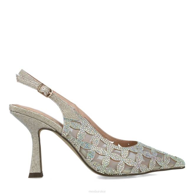 Menbur kvinnor guld aeternitas högklackat 608J1316