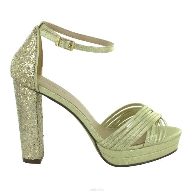Menbur kvinnor guld aidone högklackat 608J1379