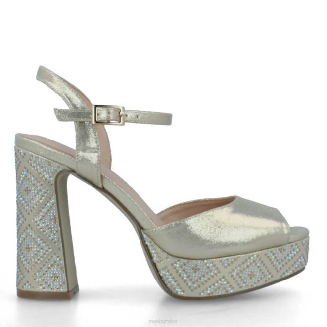 Menbur kvinnor guld albaredo högklackat 608J4048