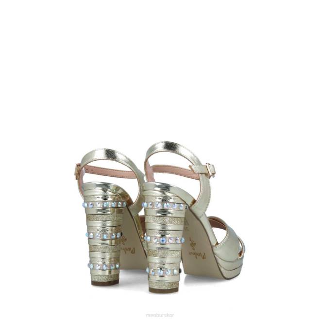 Menbur kvinnor guld alberone högklackat 608J1453