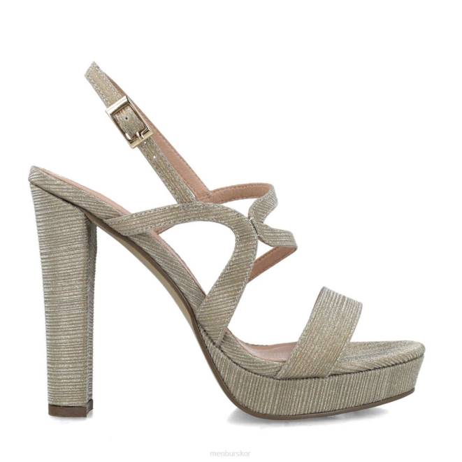 Menbur kvinnor guld albunea högklackat 608J1332