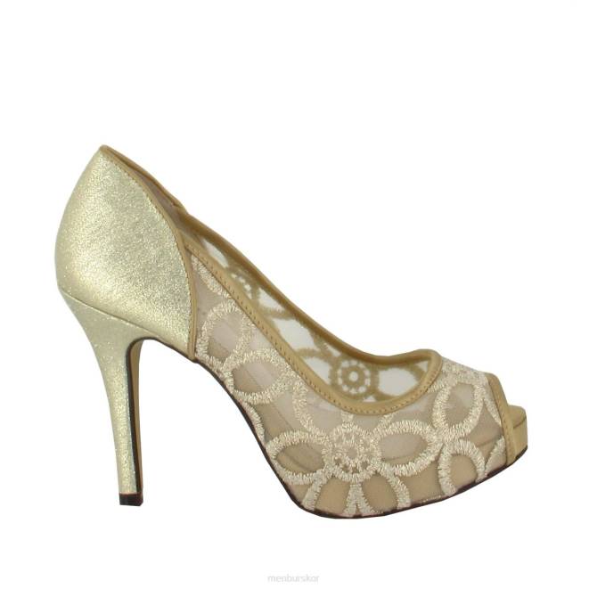 Menbur kvinnor guld alcutar högklackat 608J4672