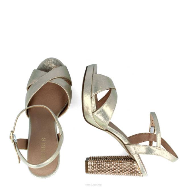 Menbur kvinnor guld anchiano högklackat 608J1289