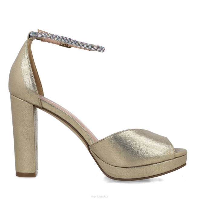 Menbur kvinnor guld angerona högklackat 608J1321