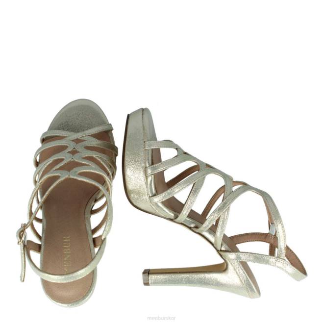 Menbur kvinnor guld angoli högklackat 608J4021