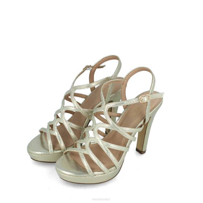 Menbur kvinnor guld angoli högklackat 608J4021