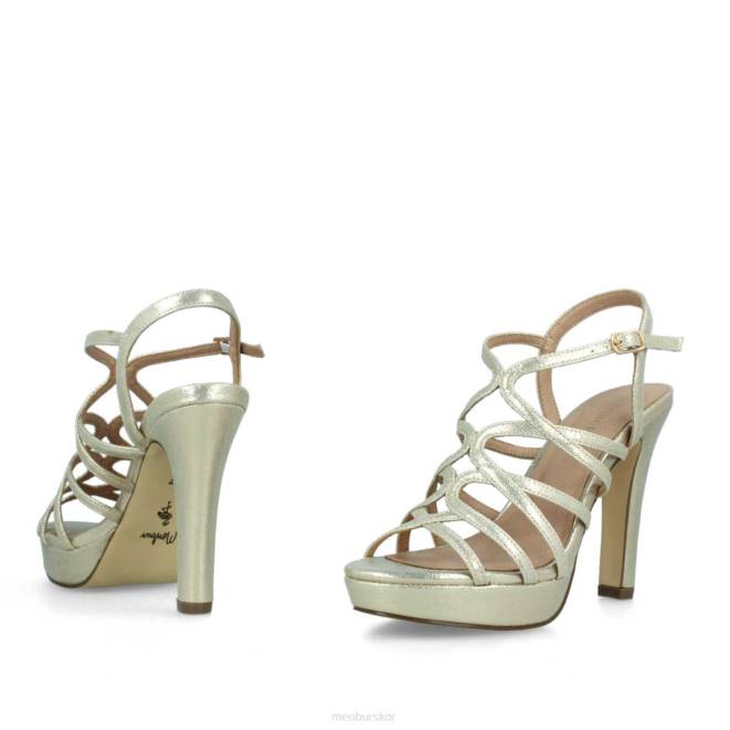 Menbur kvinnor guld angoli högklackat 608J4021