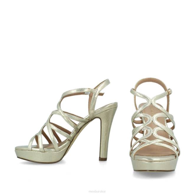 Menbur kvinnor guld angoli högklackat 608J4021