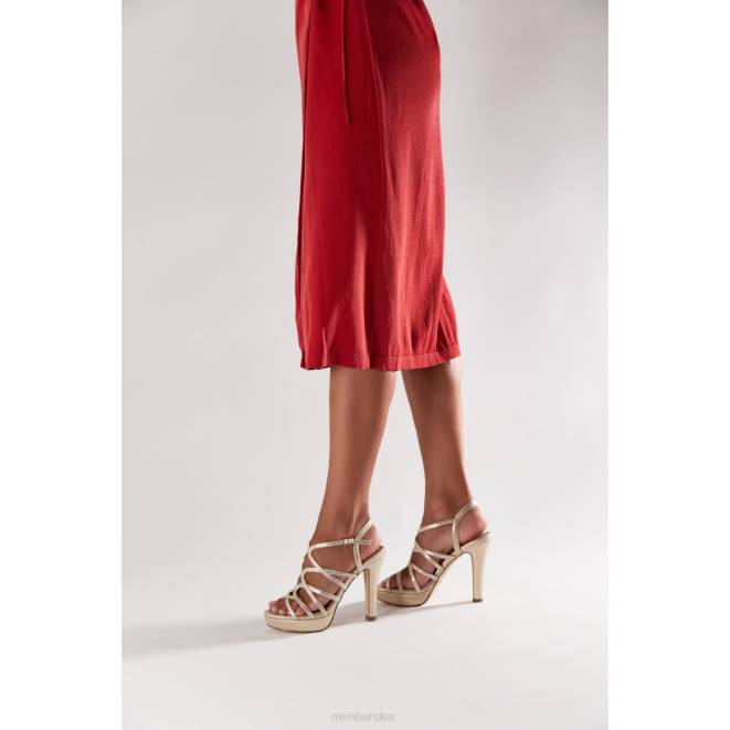 Menbur kvinnor guld angoli högklackat 608J4021