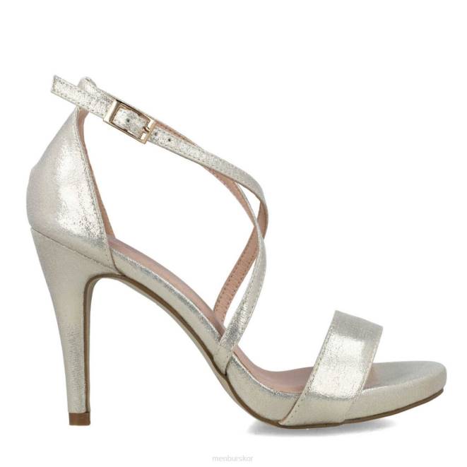 Menbur kvinnor guld antea högklackat 608J3967