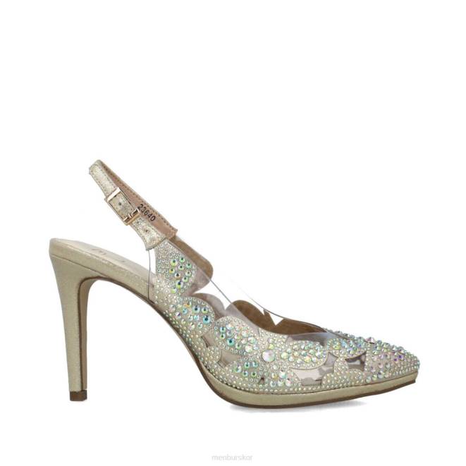 Menbur kvinnor guld antlia högklackat 608J714