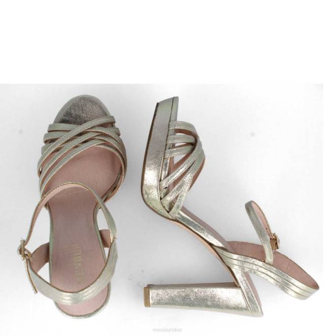 Menbur kvinnor guld anzio högklackat 608J4886