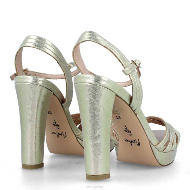 Menbur kvinnor guld anzio högklackat 608J4886