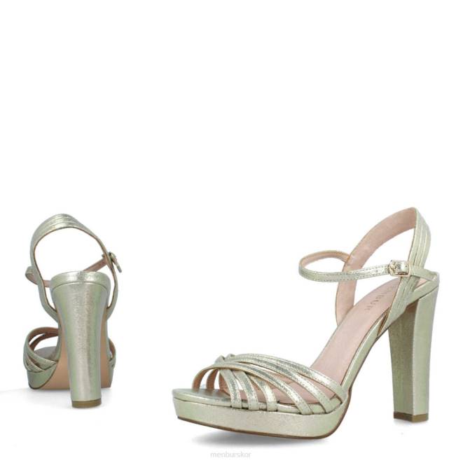 Menbur kvinnor guld anzio högklackat 608J4886