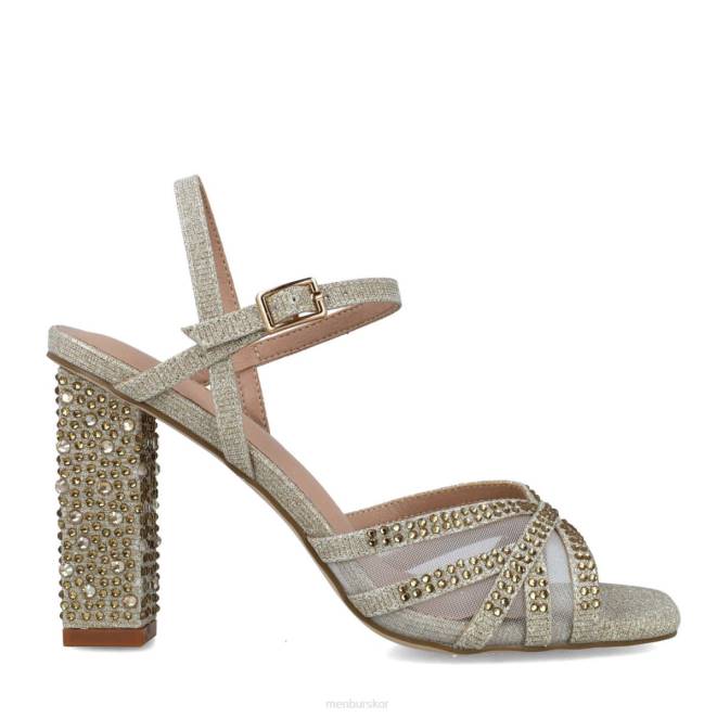 Menbur kvinnor guld apatita högklackat 608J804