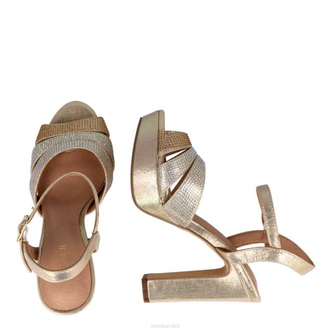 Menbur kvinnor guld arielli högklackat 608J1243