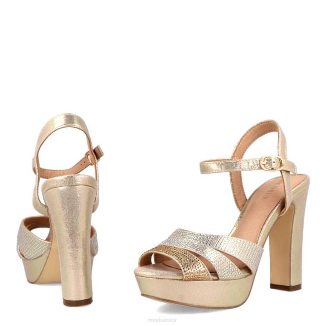 Menbur kvinnor guld arielli högklackat 608J1243