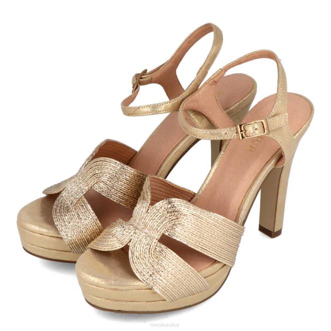 Menbur kvinnor guld arsiero högklackat 608J1244