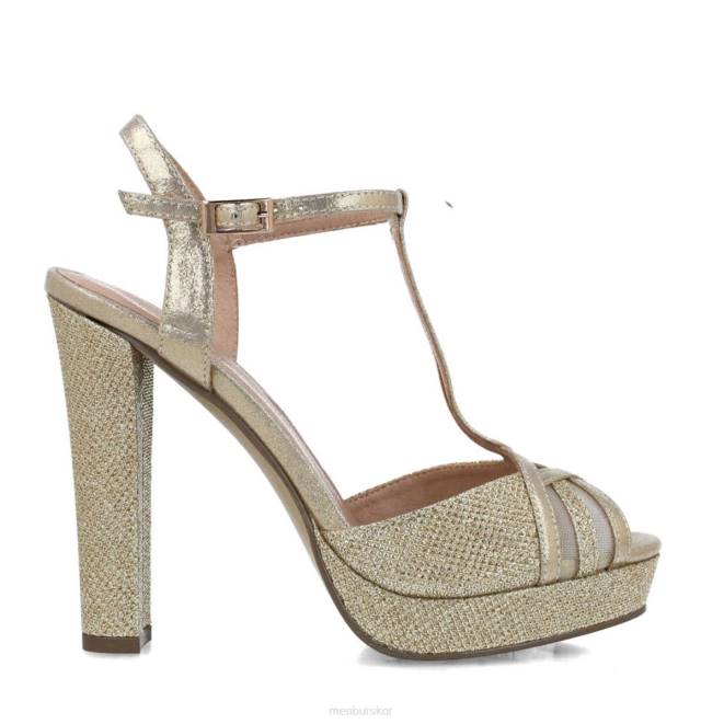 Menbur kvinnor guld arvales högklackat 608J1333