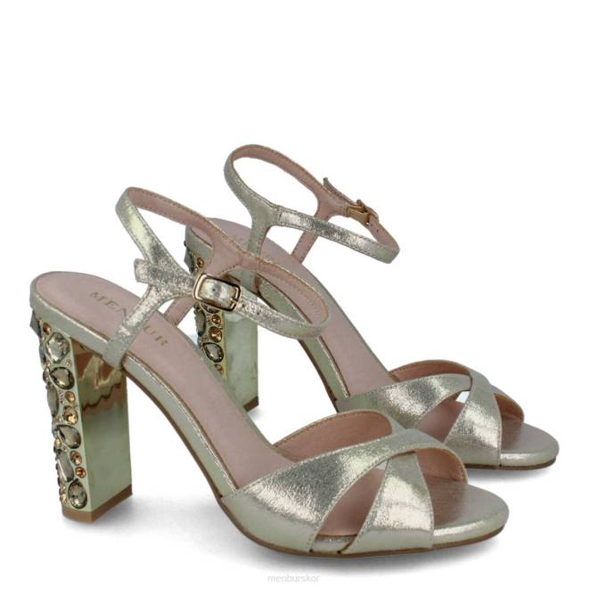 Menbur kvinnor guld ascrea högklackat 608J939