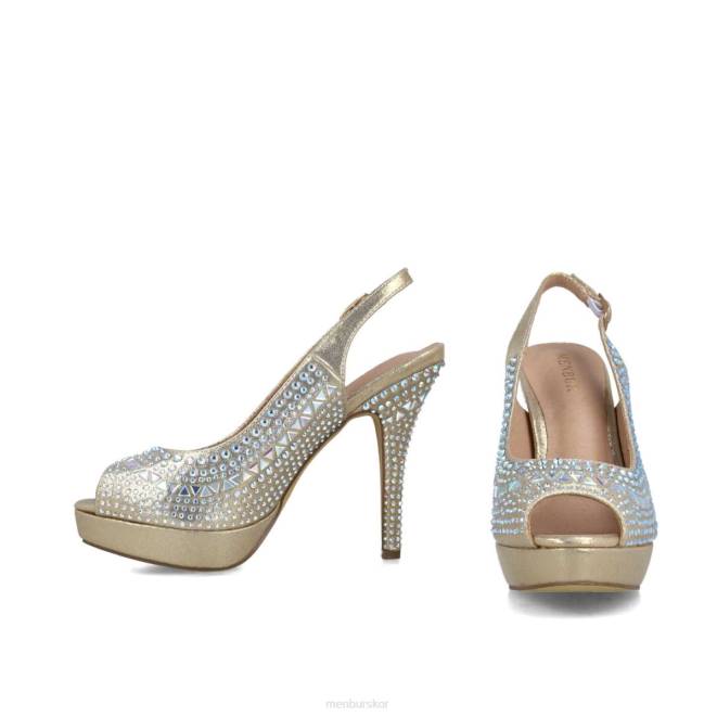 Menbur kvinnor guld axinita högklackat 608J793