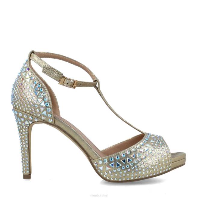 Menbur kvinnor guld axinita högklackat 608J801