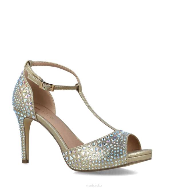 Menbur kvinnor guld axinita högklackat 608J801