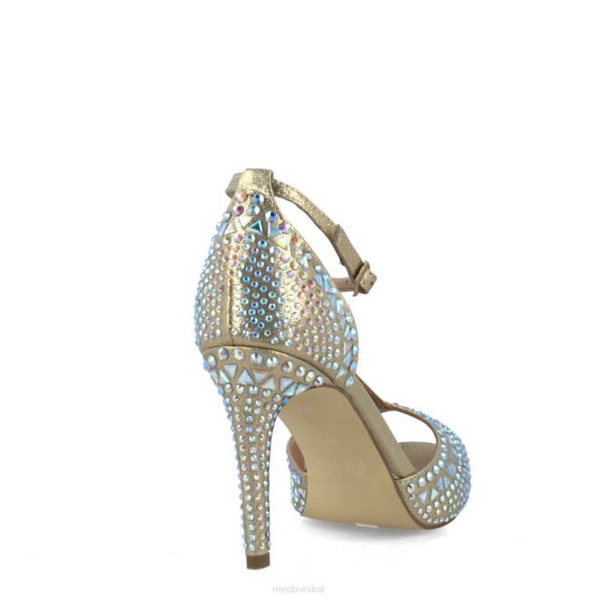 Menbur kvinnor guld axinita högklackat 608J801