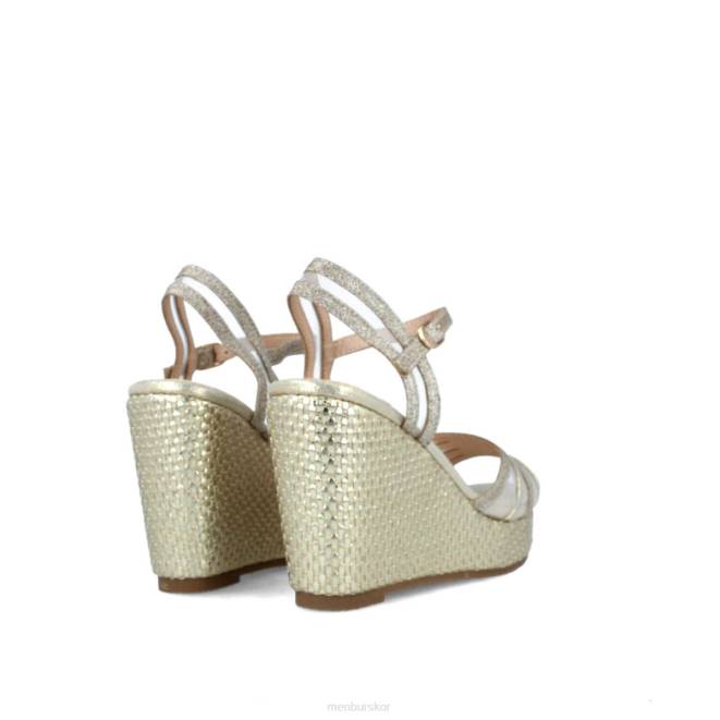 Menbur kvinnor guld bacemi högklackat 608J4073