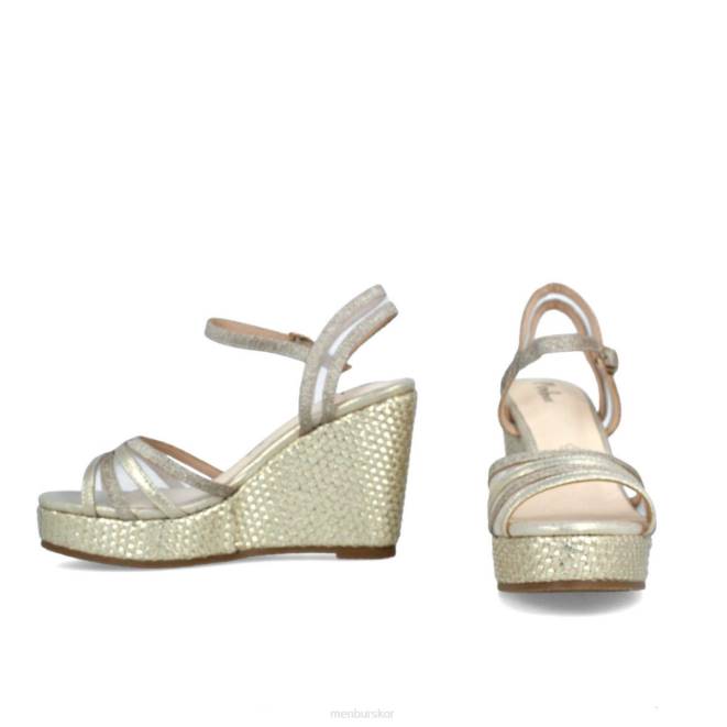 Menbur kvinnor guld bacemi högklackat 608J4073