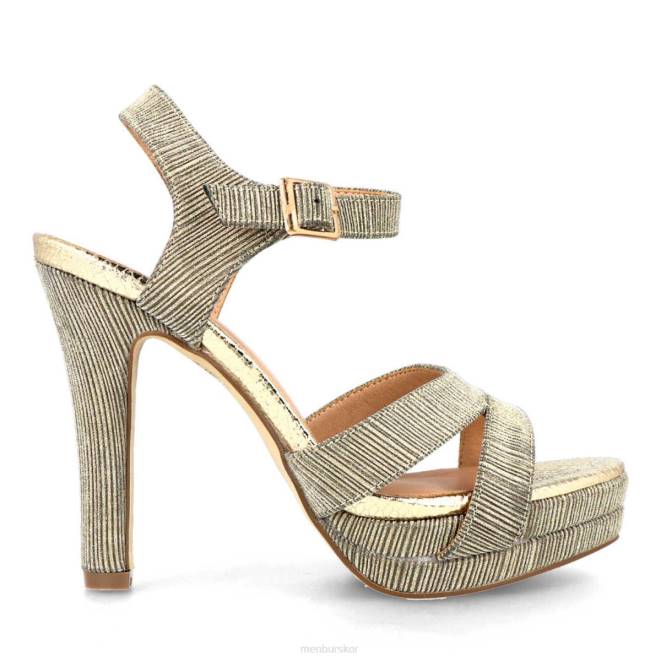 Menbur kvinnor guld badiola högklackat 608J4161