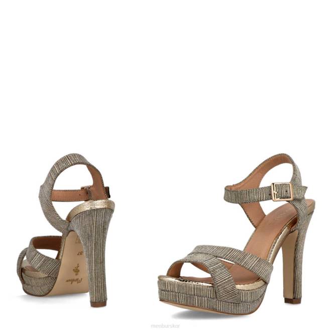 Menbur kvinnor guld badiola högklackat 608J4161