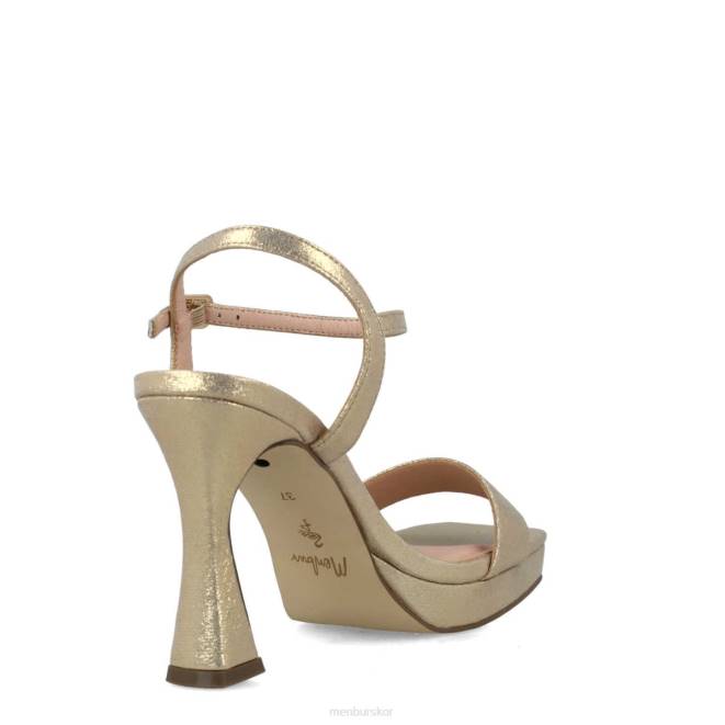 Menbur kvinnor guld belona högklackat 608J1319