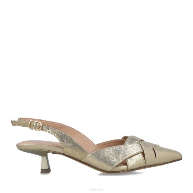 Menbur kvinnor guld belona högklackat 608J1322