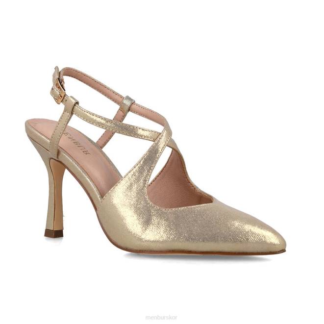 Menbur kvinnor guld belona högklackat 608J1351