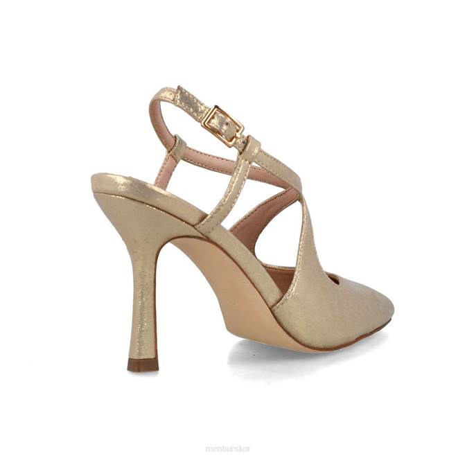 Menbur kvinnor guld belona högklackat 608J1351