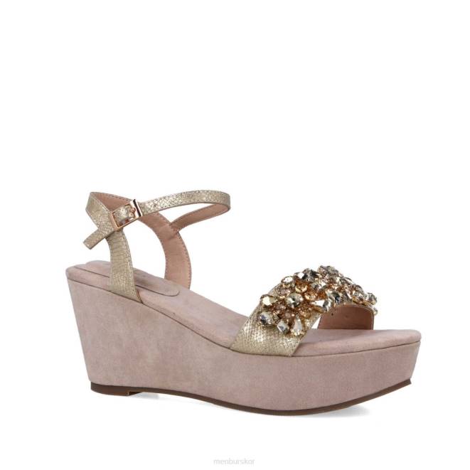 Menbur kvinnor guld bersezio högklackat 608J1543