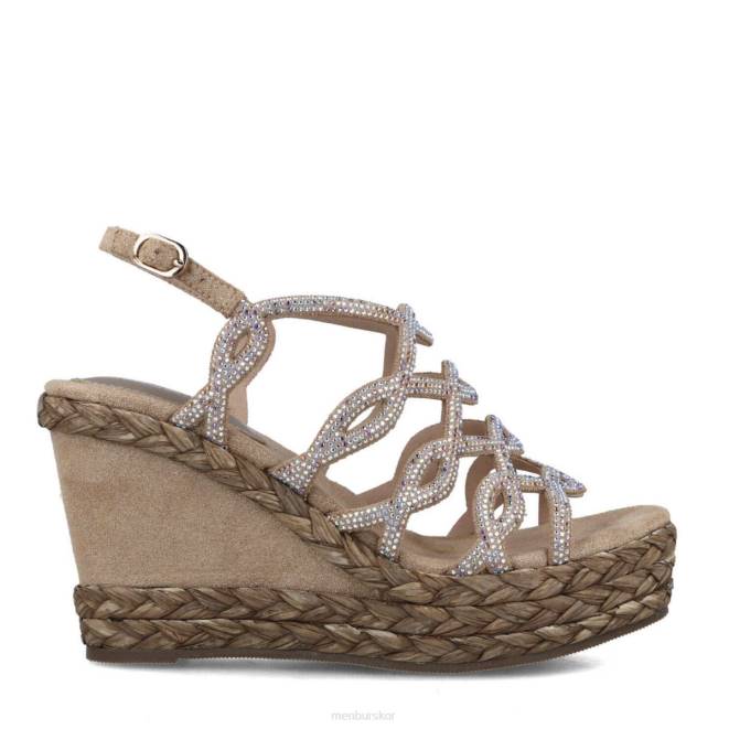 Menbur kvinnor guld biante högklackat 608J846