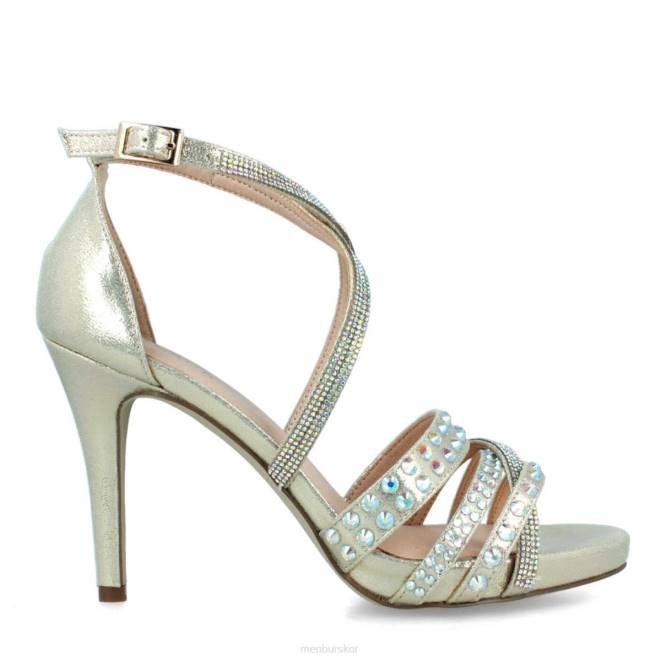 Menbur kvinnor guld bitetto högklackat 608J861