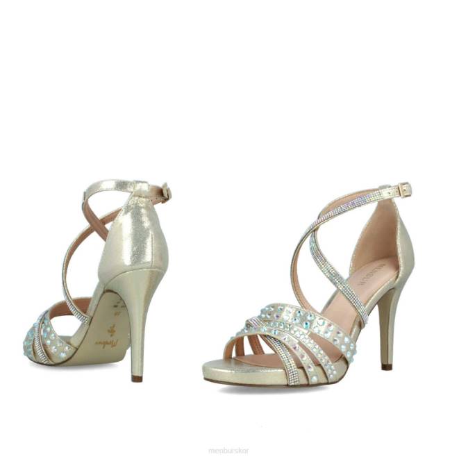 Menbur kvinnor guld bitetto högklackat 608J861