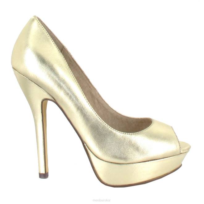 Menbur kvinnor guld blondin högklackat 608J4511