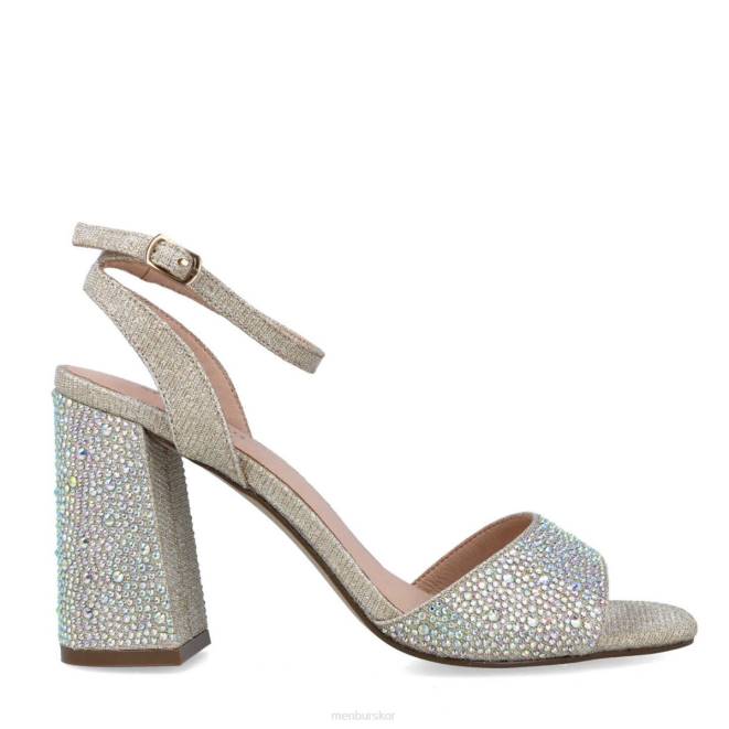 Menbur kvinnor guld bolina högklackat 608J1280