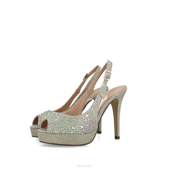 Menbur kvinnor guld bolina högklackat 608J3959