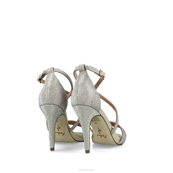 Menbur kvinnor guld brunett högklackat 608J5014