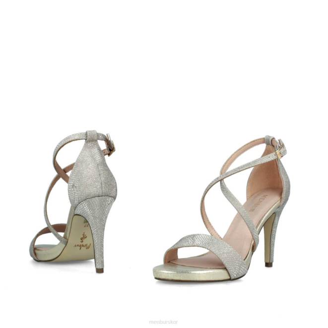 Menbur kvinnor guld brunett högklackat 608J5014