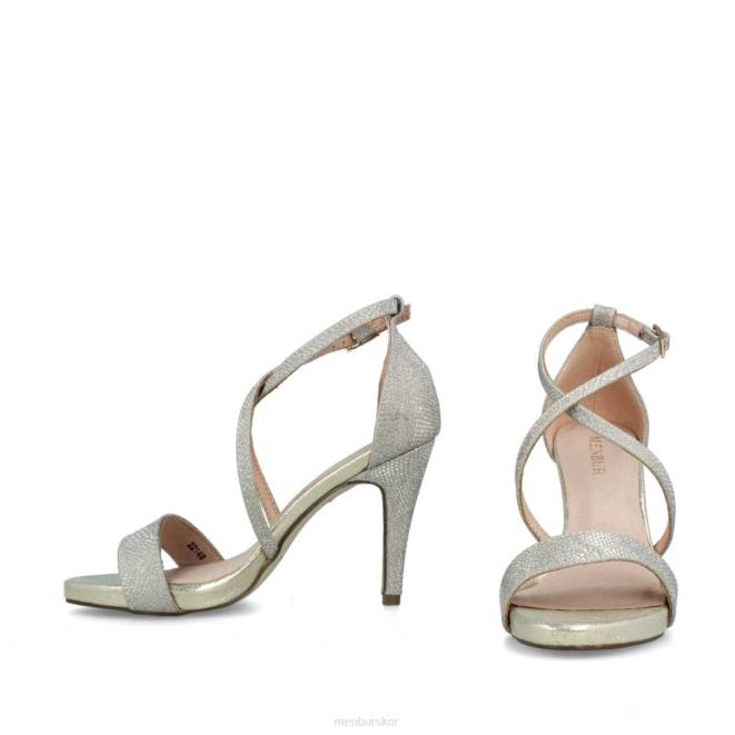 Menbur kvinnor guld brunett högklackat 608J5014