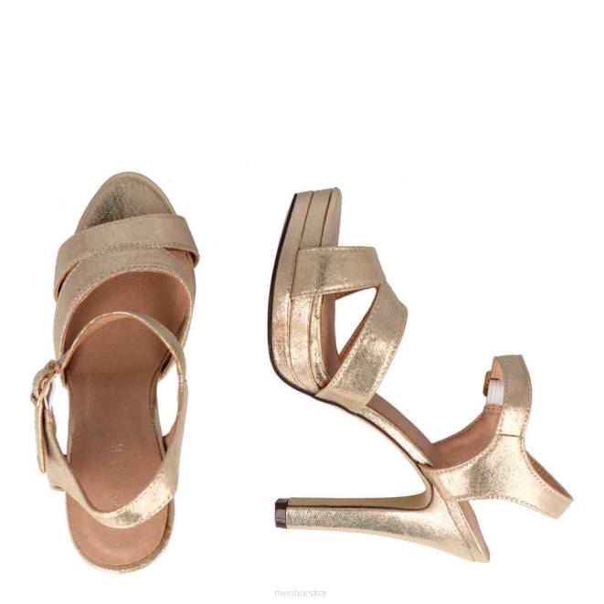 Menbur kvinnor guld brusago högklackat 608J1374