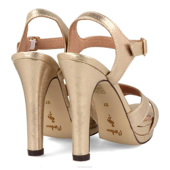 Menbur kvinnor guld brusago högklackat 608J1374